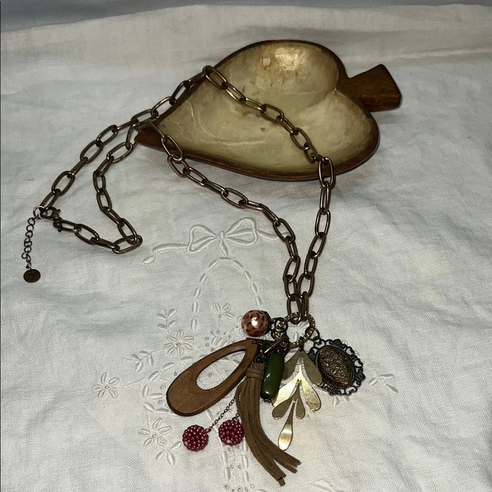 Plunder - Charming Multi-Color Pendant Necklace Whimsygoth boho